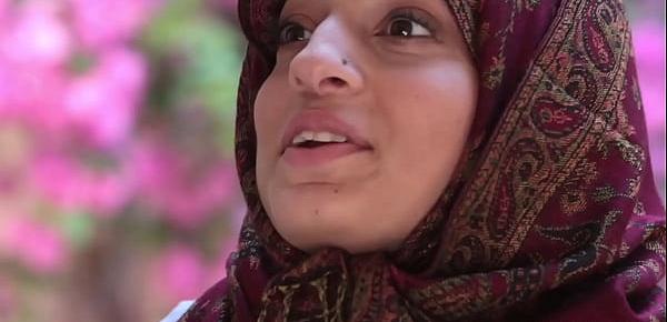  Arab teen Nadia Ali destroyed with big ebony cock